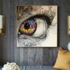 Modern Abstract Graffiti Eye Street Art Picture On Canvas Wall Art Prints Fine Poster Painting For Living Room Wall Decoration