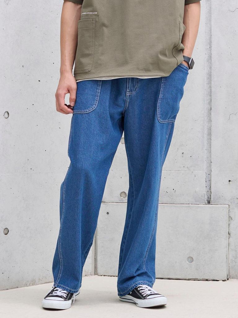 Cohen C.DENIMS Джинсы с боковыми карманами 75406030380 1970 ТЕМНО-СЕРЫЙ(19) L