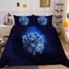 Home Bedding Set 3D Digital Printing Full-size King Bed Double Bed Adult Children Bedroom Quilt Cover and Pillowcase Bedding