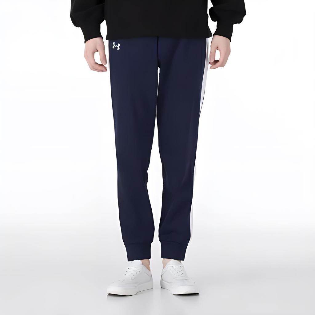 Under Armour Однотонные трикотажные джоггеры, мужские штаны Academy-Blue 21500740-408
