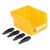 Parts Storage Rack Wall Mounted Stackable Shop Tool Bin Screw Organizer Thickened Inclined Mouth