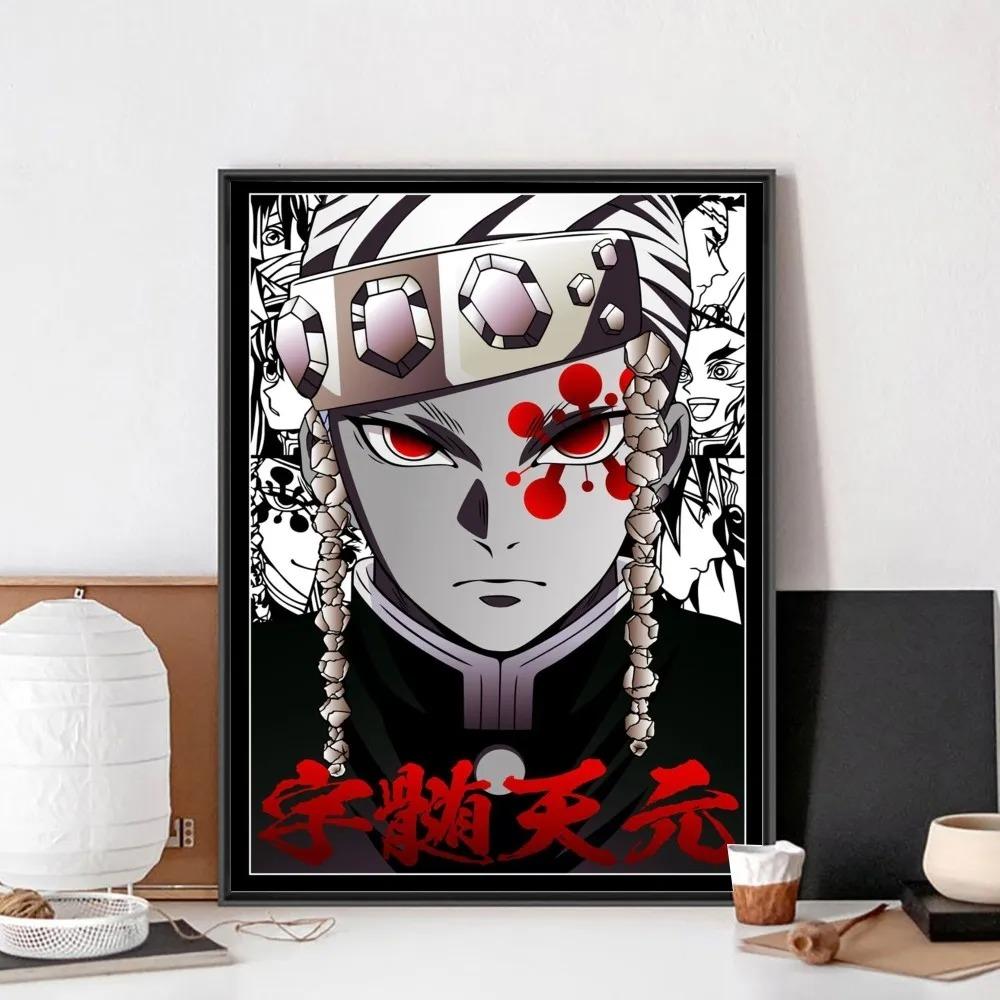 Demonic Killer Tengen Uzui Poster Canvas Painting Bar Retro Poster Modern Home Living Room Bedroom Study Decorative Art