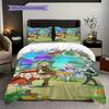 Fantasy Heroes Magical Gathering Bedding 1 Duvet Cover 2 Pillowcase Without Core Soft And Comfortable Bedding Set Christmas Birthday Gift