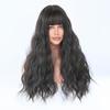 Женский парик 68 см, искусственные волосы, длинные вьющиеся волосы, черные и золотые волосы, розовая сетка для волос, полный головной убор, украшение для красоты, парик