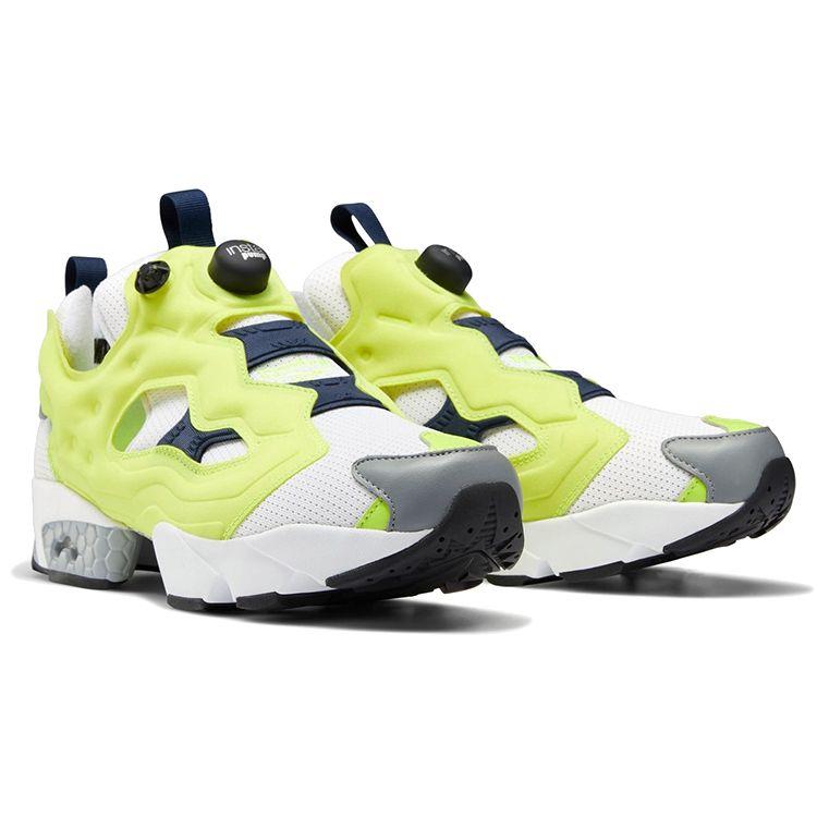 Reebok Кроссовки InstaPump Fury OG Solar Yellow Унисекс Белый Collegiate-Navy GZ3242