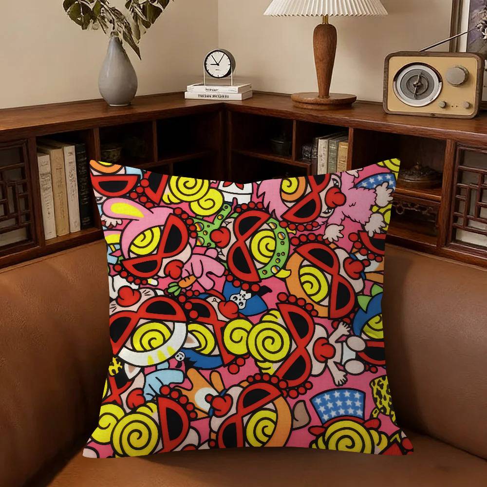 Japan Anime Pillow Cover Design Cushion Cover Decor Holiday Decorati Fashion Hysteric Mini Logo