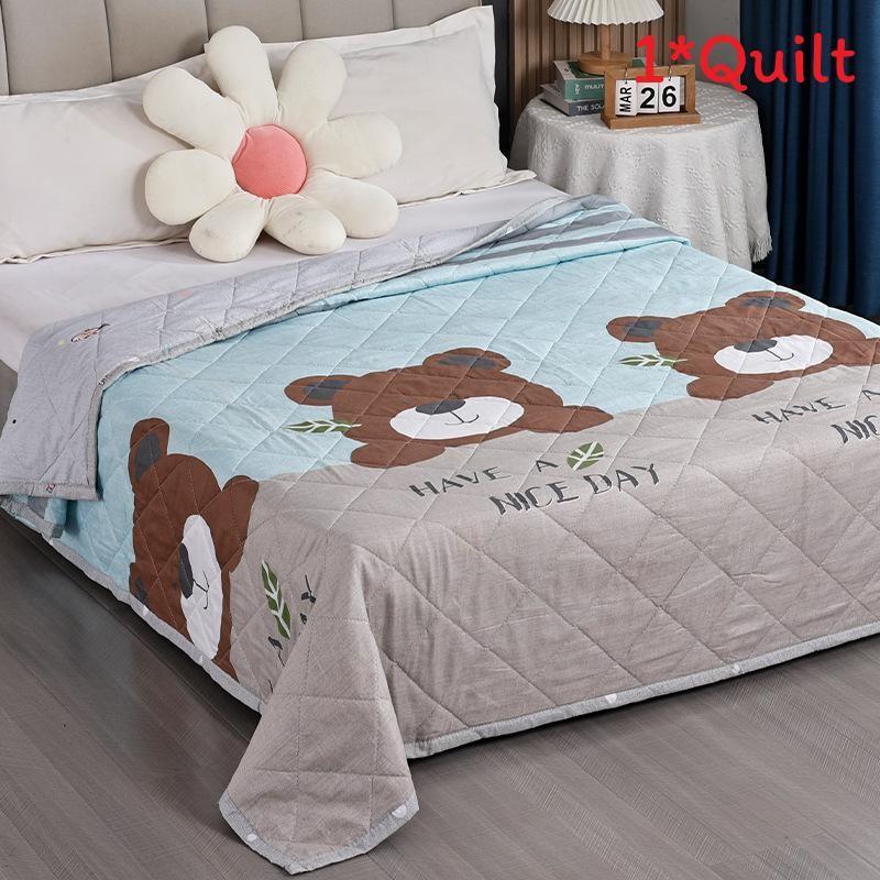 Животное Растение Летний Узор Принты Пододеяльник Одеяло Постельное Белье Для Студента Моющийся Комната