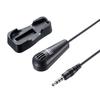 Sanwa Supply PC Microphone with No Mini Plug Connection Clip, (all) Directivity, 3.5mm 4-pole MM-MCF03BK
