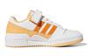 Adidas Originals FORUM Low J Low top Kids' Skateboarding Shoes White Yellow Teenagers GY8368