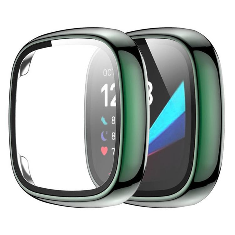 Tempered‑Film Integrated Hard‑PC Full‑Edge Shock‑Resistant Watch Protective Shell For Fitbit Versa 4 Smart Watch