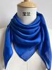 New silk scarf mulberry silk 71cm solid color square scarf silk scarf women's spring and autumn thin printed fashion scarf scarf scarf
