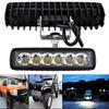 1pcs 18w 6 LED Car Work Light DRL Spotlight High Bright Waterproof Auto Offroad SUV Truck Headlights Driving Lamp 12V 24V 6000K