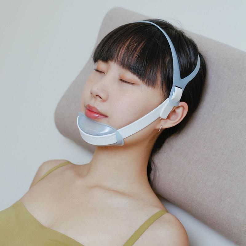 Регулируемый ремень против храпа, ремень для подбородка, коррекция дыхания во рту, эластичная лента, инструмент для улучшения ухода за сном, пояс против апноэ