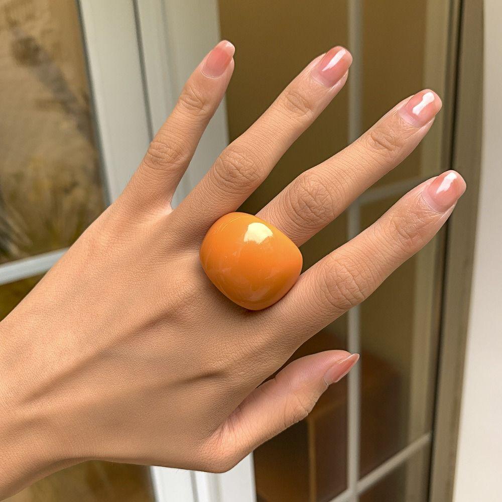 Simple Geometric Ring Jewellery Ring Fashion Plain Ring Women