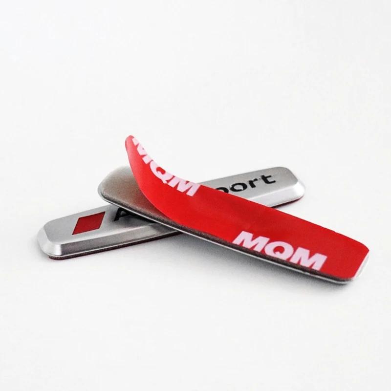 1pcs Metal Emblem Seat Stickers Auto anti-kick pad floor mat Badge For hot Sport R8 S1 S3 S4 S5 S6 S7 S8 SQ2 SQ5 SQ7 SQ8 TTS