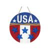 2024 День независимости деревянная дверь подвеска композиция украшение дома реквизит для вечеринки американский флаг висит