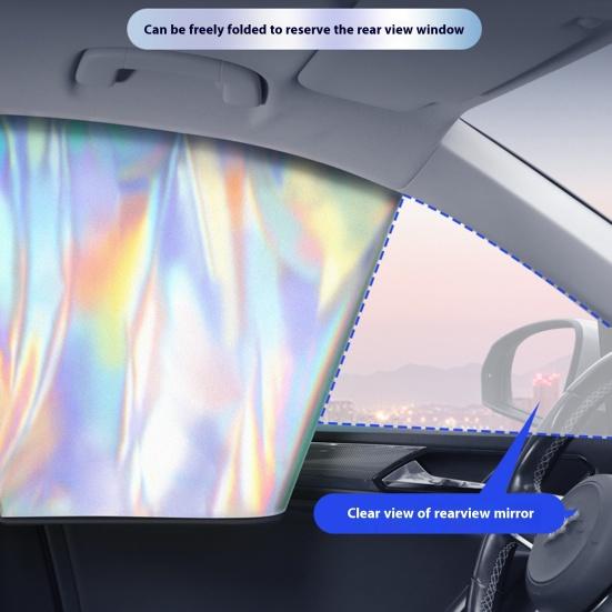 1/4 шт. солнцезащитные шторы на окна автомобиля, магнитные детские шторы на заднее окно для защиты от ультрафиолета, дышащая сетка, солнцезащитные шторы, складные шторы для большинства транспортных средств