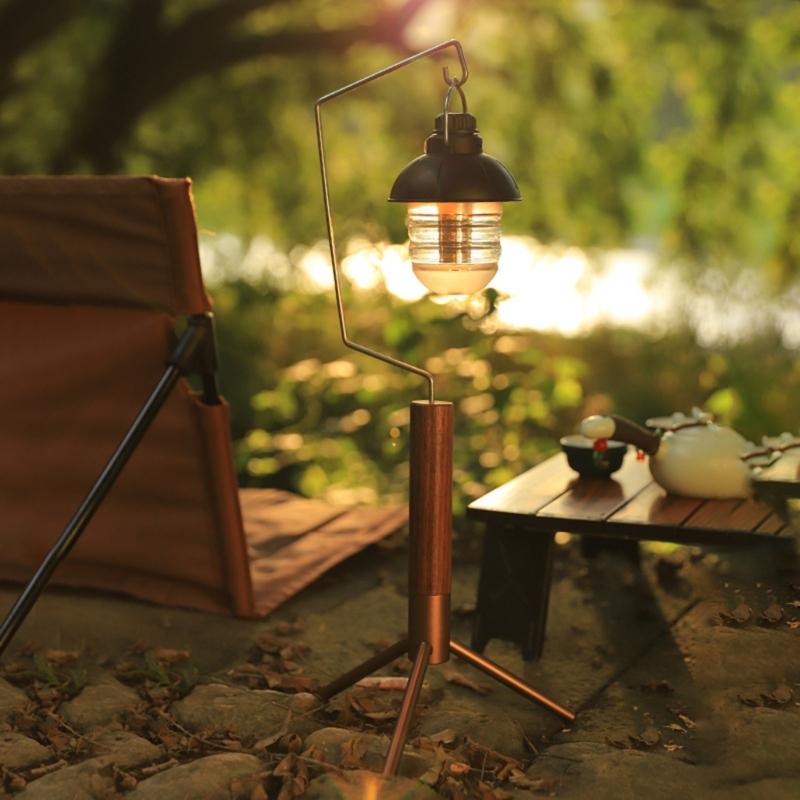 Lanterns Hanging Rack Portable Camping Light Table Stand Outdoor Foldable Lamps Support Stand Camping Accessoies Durable