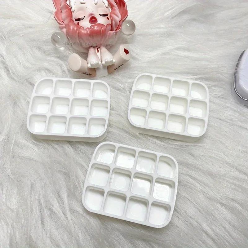 Мини-бокс для акварели на 12 ячеек - Ультракомпактный, легкий, дорожного размера, увлажняющая палитра для живописи и рисования