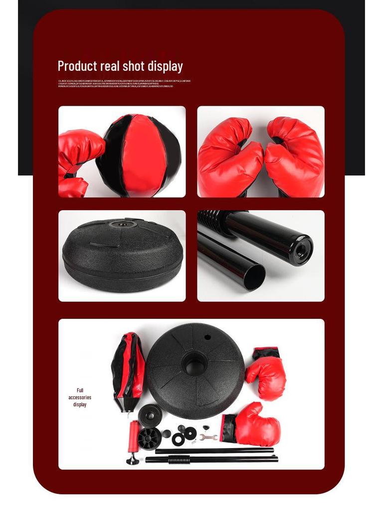 Kids Vertical Punching Ball Boxing Speed Bag Exercise Toy