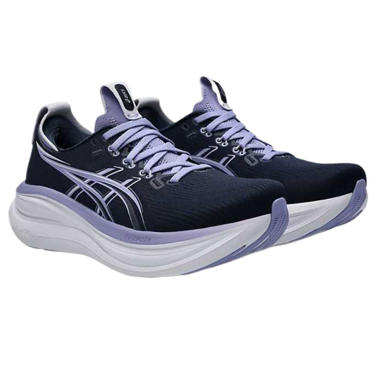 Asics Кроссовки Gel-Nimbus 28 на шнуровке с круглым носком, амортизирующие, дышащие, низкие, для бега, женские, 1012B899-402