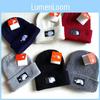 Fashion Knitted Street Hat With Embroidered Letters For Cold Weather Casual Wear