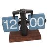Цифровые откидные часы в стиле ретро с автоматическим поворотом, работающие от батареек, механические часы для домашней комнаты