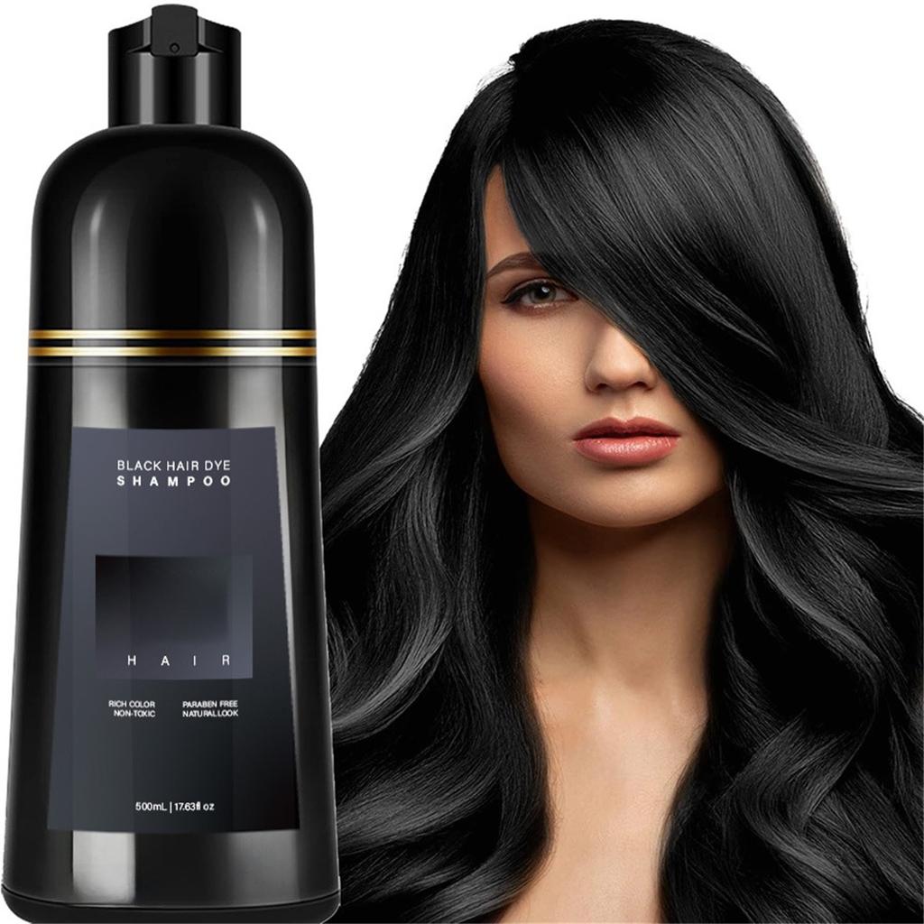 Dyestuff Shampoo Шампунь Нежно и быстро окрашивает, не раздражает окрашивание (черный/коричневый/светло-коричневый/красный/фиолетовый)