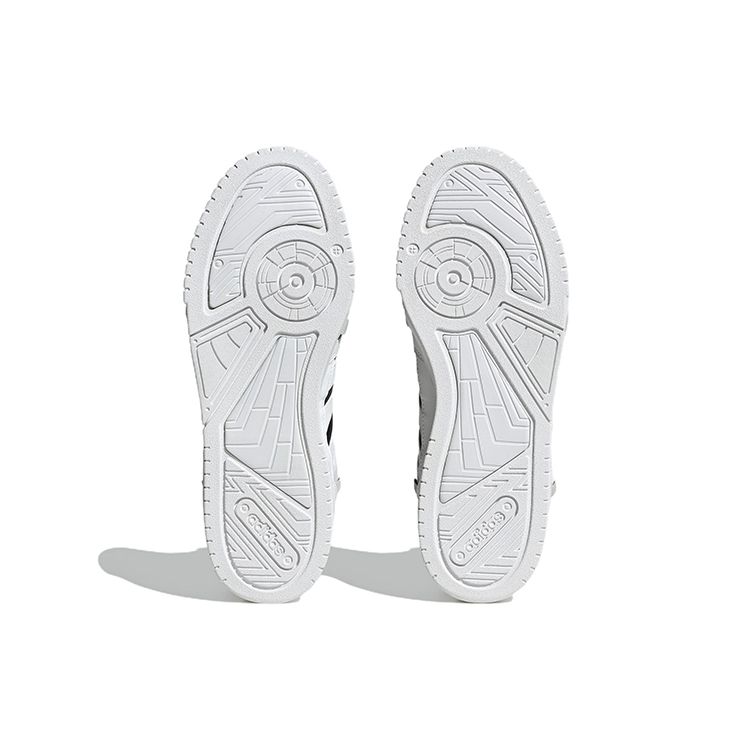 adidas Neo D-Pad Удобные модные туфли для скейтбординга со средней посадкой Кроссовки унисекс Белый Черный IG7620