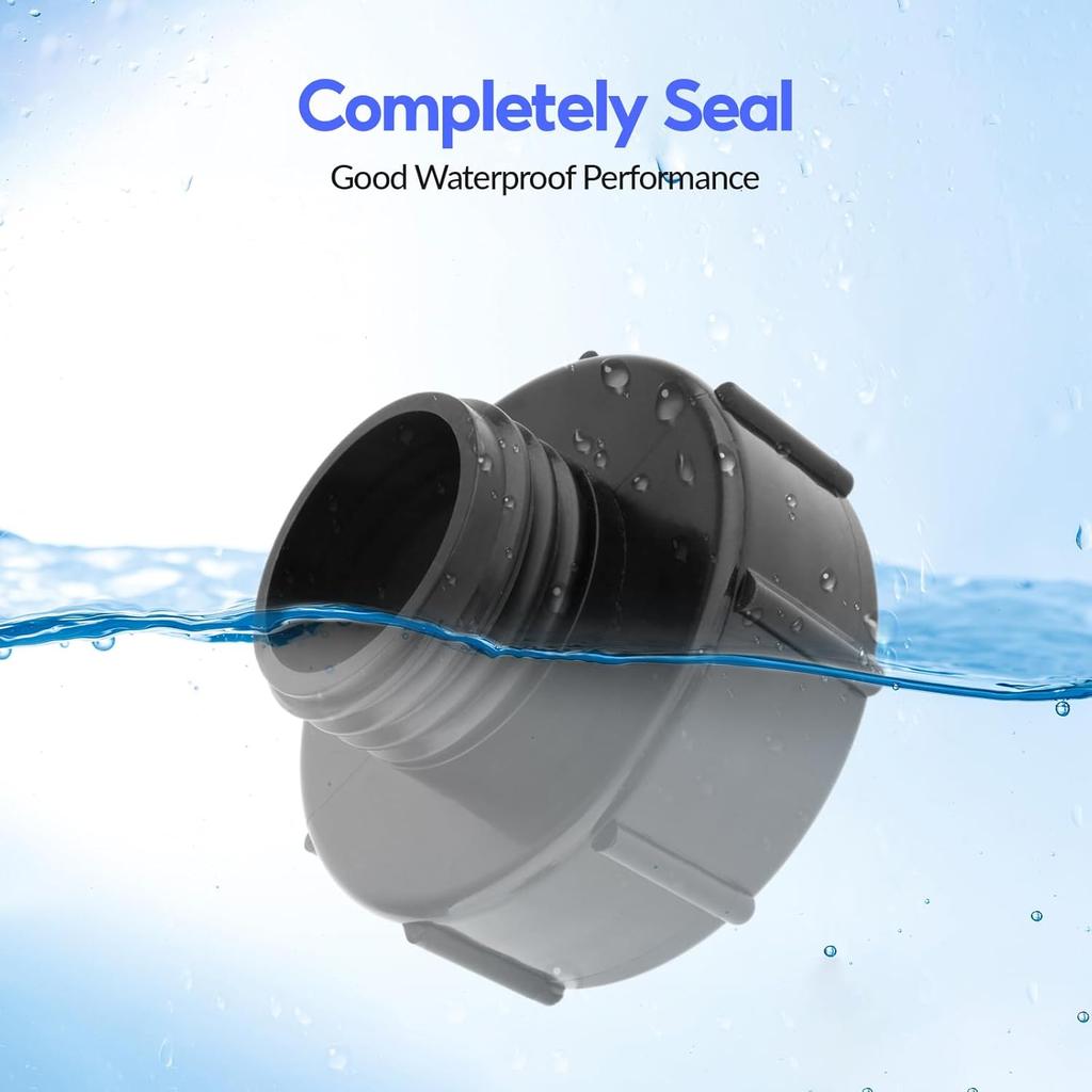 IBC Tote Adapter, IBC Tank Fitting,Garden Hose Adapter,3 Inch 100mm To 2 Inch 50mm, Easy To Install