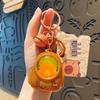 Creative Capybara Light-Up Keychain Doll: Student Bag Charm & Couple Gift