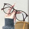 Новые минималистичные очки с круглой оправой, блокирующие синий свет, модные и универсальные очки с плоскими линзами