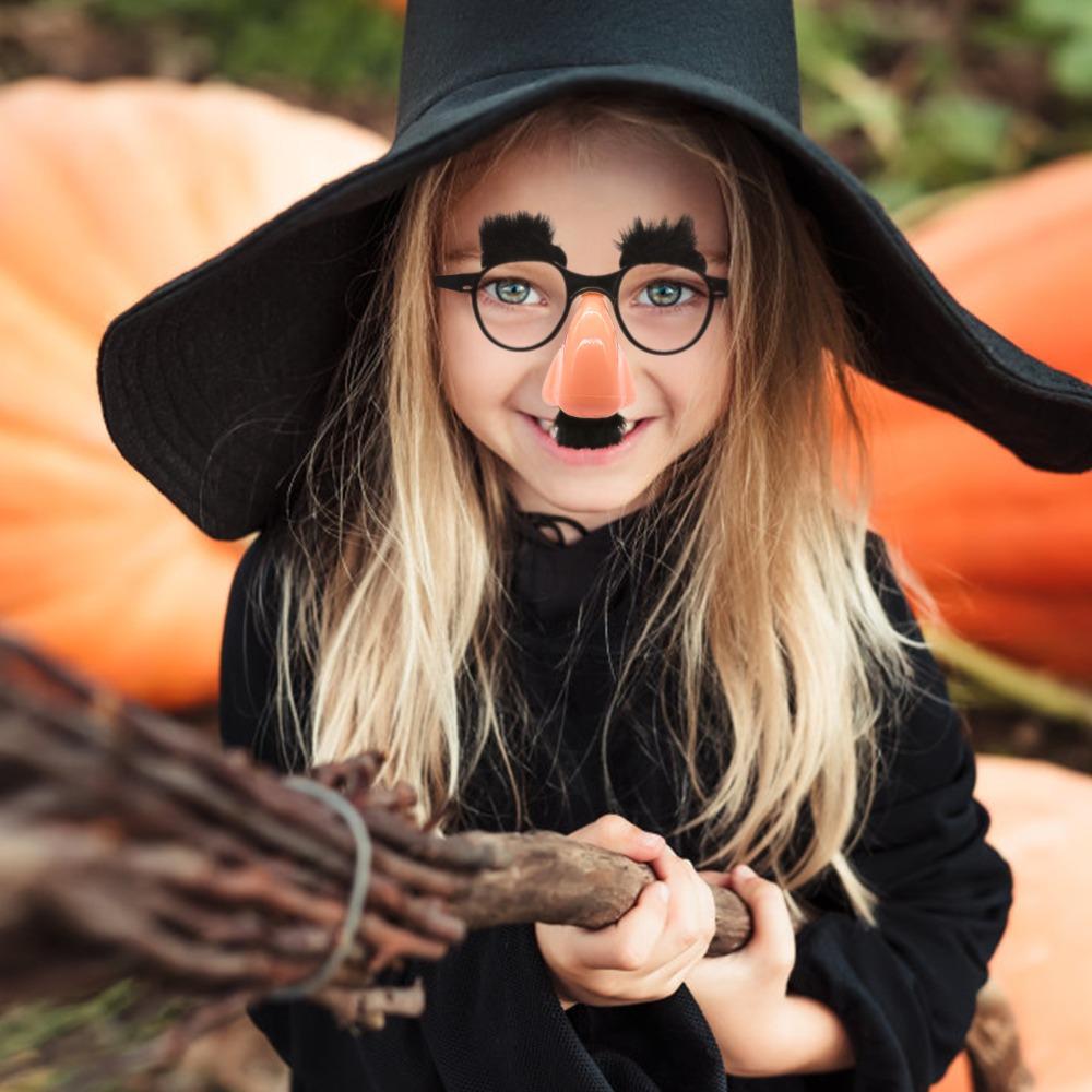 Пластиковые взрослые большие носы фестивальные принадлежности маскировка очки вечеринка маскарадный костюм реквизит