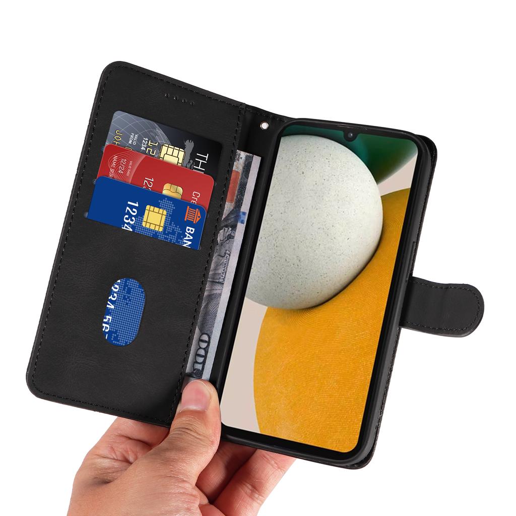 For Samsung Galaxy A15 5G Case Wallet Imprinted Line Leather Phone Cover