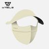 WRELS Летняя солнцезащитная маска из ледяного шелка Унисекс Многоразовая регулируемая для улицы Защита от УФ Полная маска-вуаль 3D Дышащая Пылезащитная маска для лица