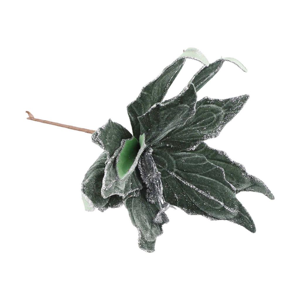 28см Блестящий Рождественский Цветок Искусственное Украшение для Рождественской Елки Вечеринка Домашнее Украшение Искусственные Цветы Рождественская Гирлянда Украшения