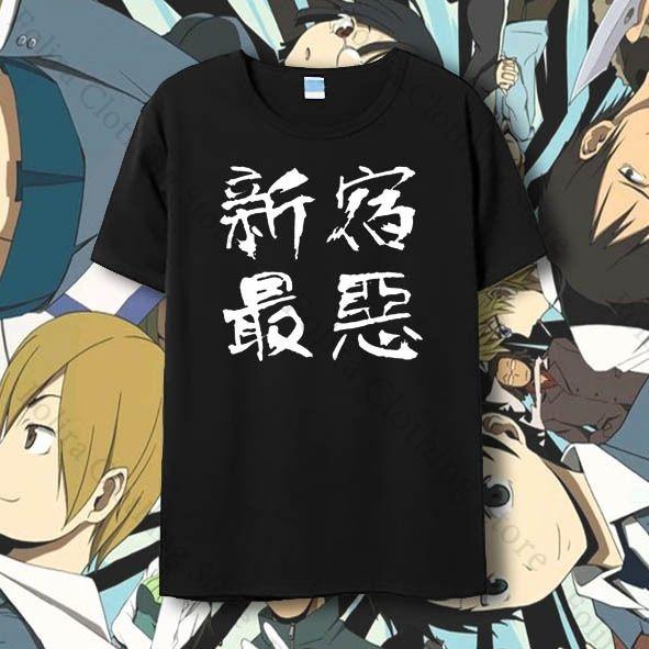 Аниме Сериал DuRaRaRa Принт Футболка Унисекс Топ Летние Топы Короткий Рукав Футболка Унисекс Женская Футболка Хлопковая Футболка Одежда