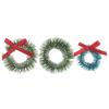 10Pcs Mini Christmas Wreaths Miniature Garden Home Decoration Dollhouse Decor