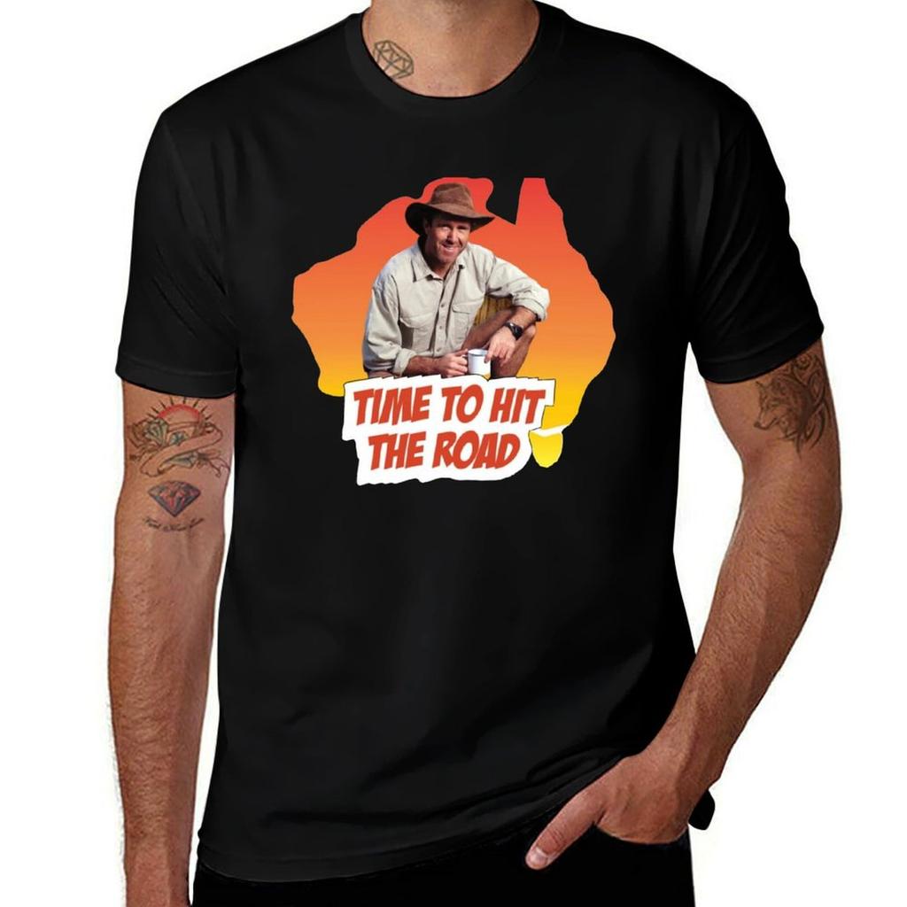 All Aussie Adventures Russell Coight Thumbs Up TShirt Outdoor Sports Short Sleeve Top TShirt