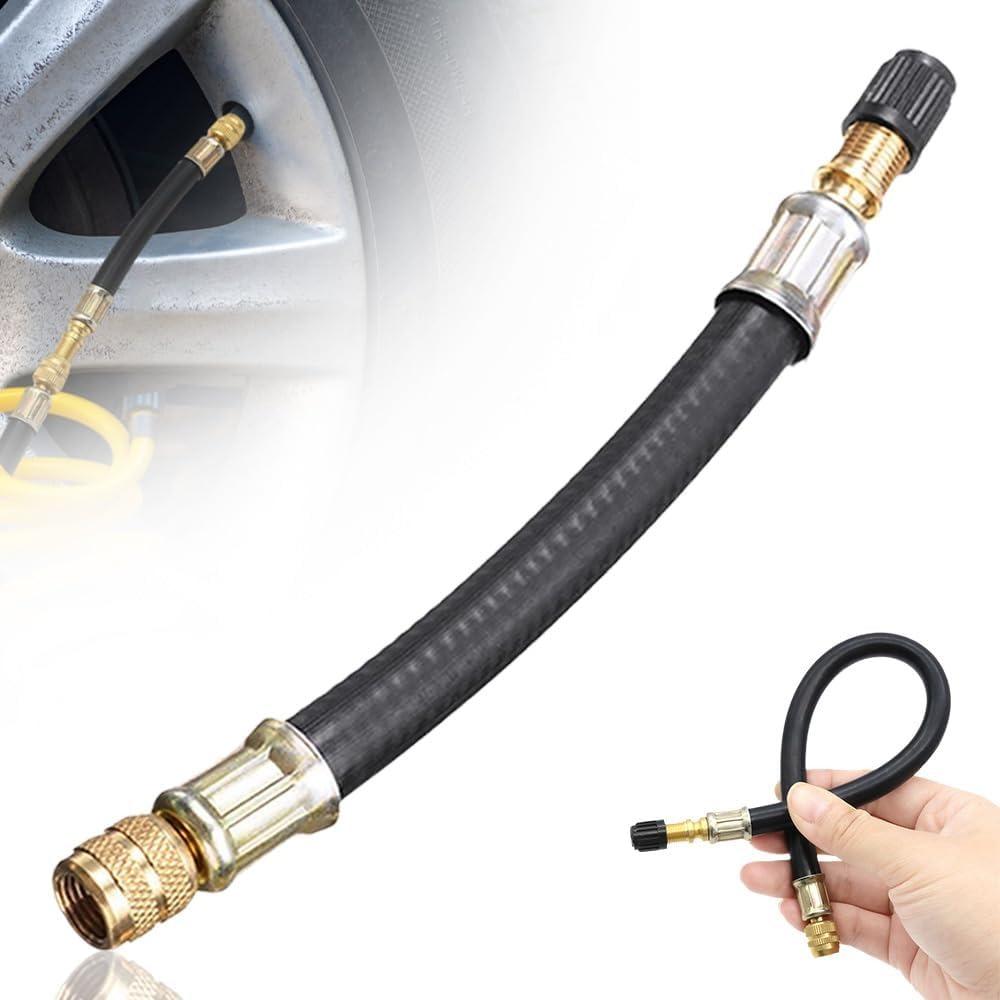 Tire Inflator Universal Flexible Tire Valve Extenders  for Cars Truck Motorcycle