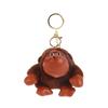 Cute Chimpanzee Pendant Keychain Plush Doll Toys Little Monkey Stuffed Filling Doll Keyring Backpack Charms Car Bag Decor Gifts