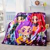 Kpop cartoon Blanket Flannel Blanket for bed, sofa, Camping, Hiking, Picnic Essentials, gift for family Fan gifts