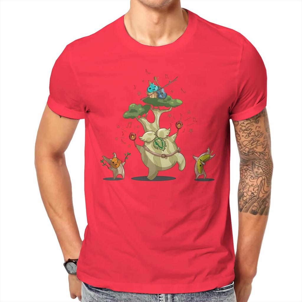 Cute Koroks Leaf Party T Shirt Unisex Tees Summer Clothing Cotton Crewneck TShirt