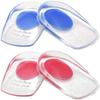 2 Pairs Of Gel Heel Cushions, Silicone Heel Caps For Plantar Fasciitis, Heel Spurs And Achilles Pain, Gel Heel Caps