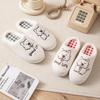 Cartoon non-slip cotton slippers women's winter warm cold indoor floor plush cotton mop men's winter