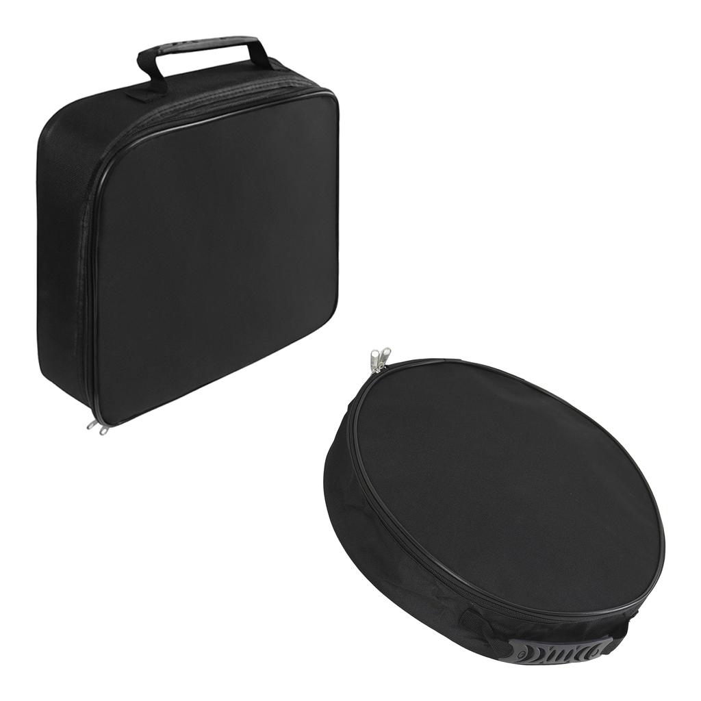 Jumper Cable Storage Bag 600D Oxford Cloth Car Charger Round Storage Bags Flame Retardant Large Capacity for Outdoor Activity