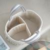 Woven rope multi-grid baby supplies storage basket, large capacity portable household organizer