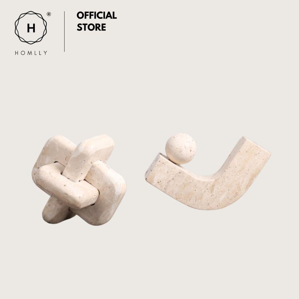 HOMLLY Kii Скульптура из натурального камня «Кривой узел»