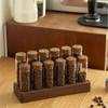 Portable Tea Tube Display Rack With Breathable Lid Tea Tube Bottle  Coffee Bean Storage