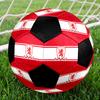 Middlesbrough FC Soccer Ball Colorful All Ages Machine Stitched PVC Competition Ready Durable High-Bounce.SIZE5
